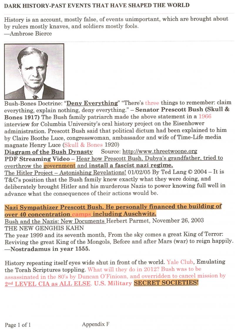Dark History Yale Bush culture