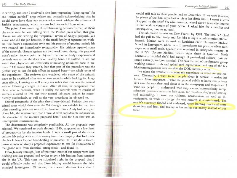The Body Electric Dr Becker also Deceased after his book.